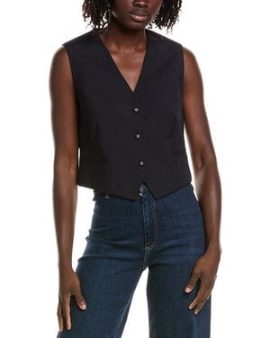 Officine Generale Officine Generale Cleore Wool Vest - Blue
