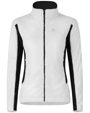 Montura Fitted Jacket With Accents And High Collar - White