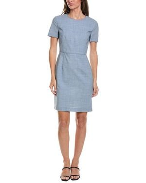 BOSS Dunera Wool Dress - Blue