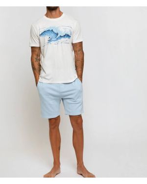 Sol Angeles Crewneck Tee - Blue