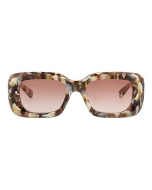 Chloé Square-Frame Recycled Acetate Sunglasses - Pink