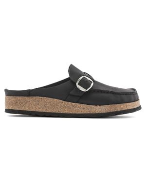 Birkenstock Buckley Leather Clog - Black