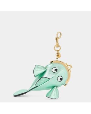 Anya Hindmarch Fish Coin Purse Charm - Green