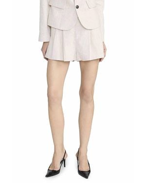FRAME Striped Soho Short - White