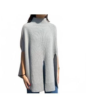THE 73 Car Wash Hem Cape - Gray