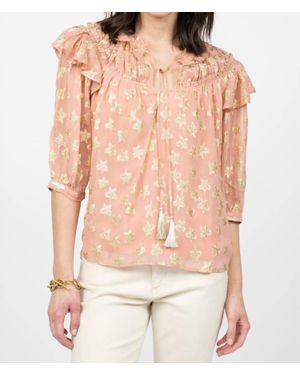 Ivy Jane Shiny Stars Top - Pink
