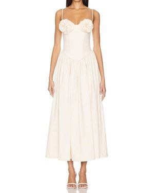 LPA Freya Midi Dress - White