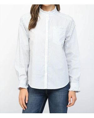 Fate Nantucket Stripe Top - White