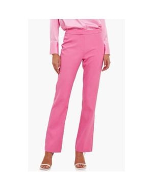 Endless Rose Flat Front Pants - Pink