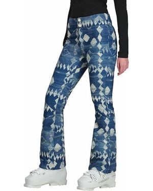 Obermeyer Bond Print Pants - Blue
