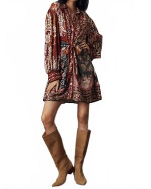 brown marble long sleeve dress Brown Marble Print Cut Out Long Sleeve Mini Dress | Marble Print Dresses main image 1