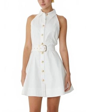 JS71 Meredith Short Dress - White
