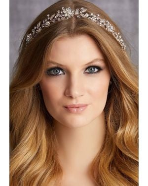 Mori Lee Crystal And Rhinestone Hair Vine - Brown