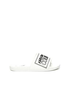Versace Logo Slider Slide - White