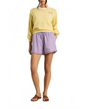 Trovata Kate Crew Neck Long Sleeve Sweater - Multicolor