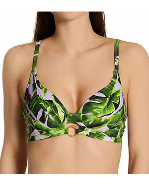Freya Jungle Oasis Bikini Swim Top - Green