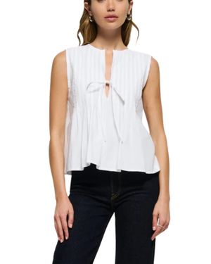 Nation Ltd Ali Tie Top - White