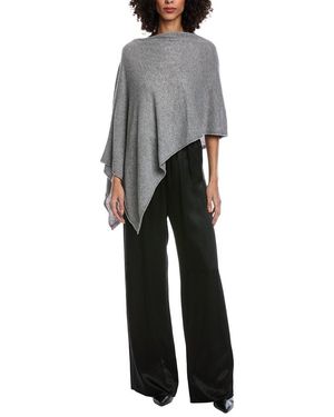 Hannah Rose Lurex Cashmere Topper - Gray