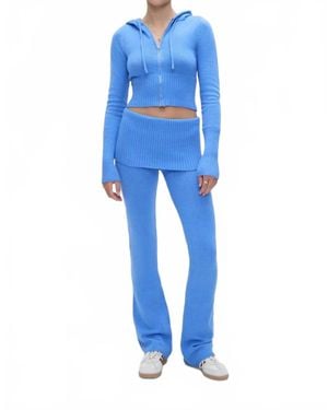 Frankie's Bikinis Aimee Knit Pants - Blue