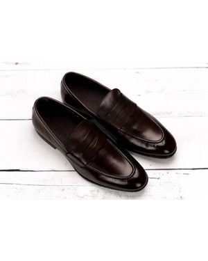 G Brown The Cannon Penny Loafer - Black