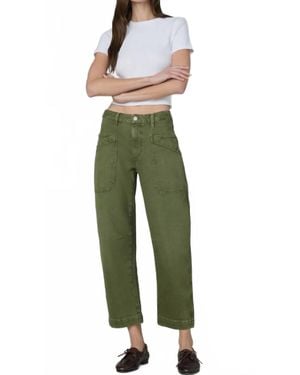 Joe's Jeans Double Pocket Barrel Jeans - Green
