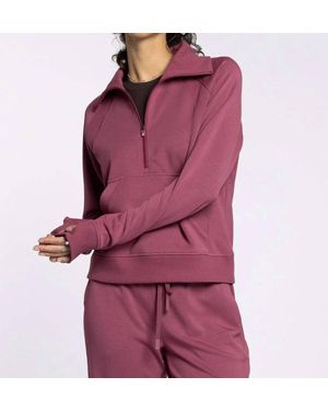 Thread & Supply Caroline Pullover Sweatshirt - Purple