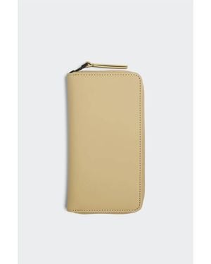 Rains Long Zip Wallet - White