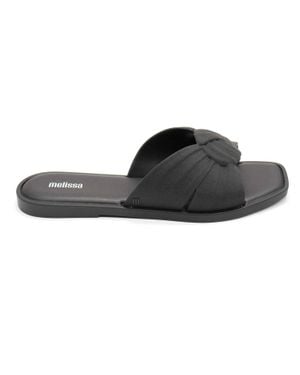 Melissa Plush Sandals - Black