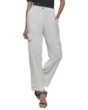 DKNY Satin Cargo Pant - Gray