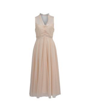 green emerald velvet dress Sandro Pearl Embroidered Princess Model Wedding Dress main image 1