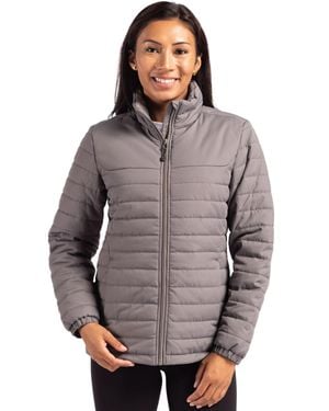 Clique Elevation Eco Full Zip Puffer Jacket - Gray