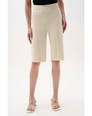 Joseph Ribkoff Millennium Bermuda Shorts - Natural