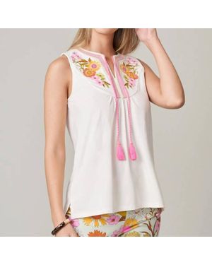 spartina 449 Faye Daisy Top - Natural