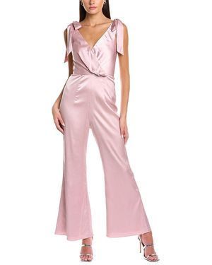 Black by Bariano Dolly Bow Jumpsuit - Pink