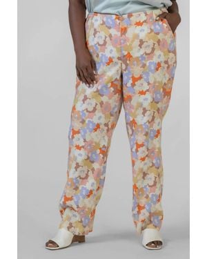 NYDJ Marilyn Linen Blend Pants - Multicolor