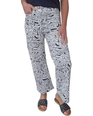 Gigio Marble Pants - Blue