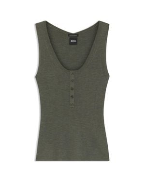 BOSS Sleeveless Top - Green