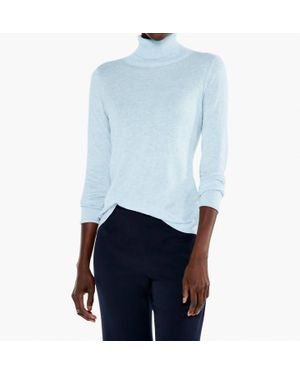 NIC+ZOE Turtleneck Sweater Tee - Blue