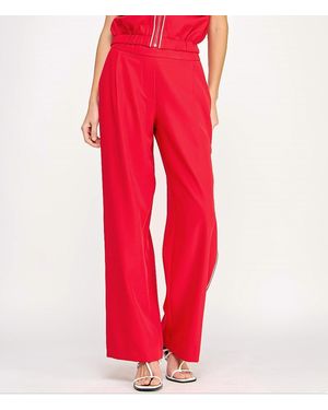 Strut & Bolt Pull On Wide Leg Pants - Red