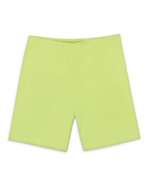 CALLIPYGIAN Lime Biker Shorts - Green