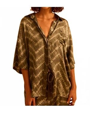 Kinga Csilla Shiloh Lae Shirt - Brown