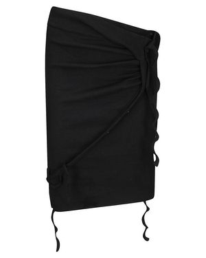 スカート OTTOLINGER Women Skirts 10430010401 BLK BLACK OTTOLINGER オットリンガー SS25 RIB SKIRT / BLK - NUBIAN