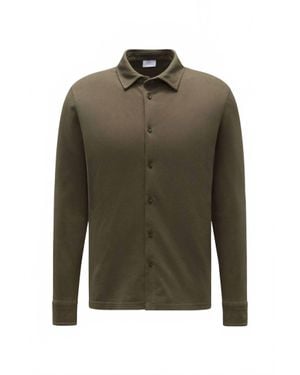 04651/ Pique Long Sleeve Tee - Green
