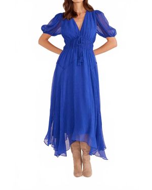 MINKPINK Lilyanna Midi Dress - Blue