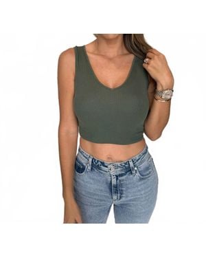 Lamade Clement Crop Tank - Blue