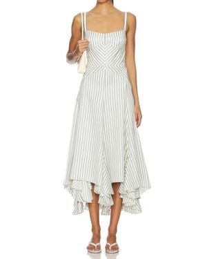 Amanda Uprichard Monterey Midi Dress - White