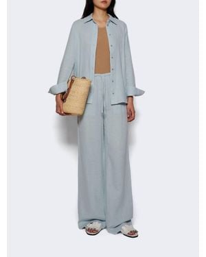 ÉTERNE Brody Gauze Drawstring Pants - White