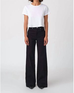 AMO Frida Wide Leg Jeans - White