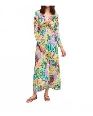 Aldo Martin's Karla Long Sleeves Maxi Dress - Green