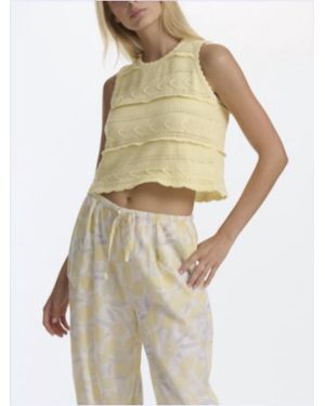 Splendid Giovanna Sweater Tank - White